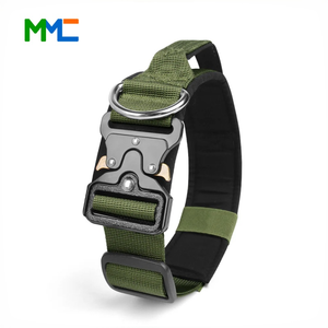 ปลอกคอสุนัขแบบยุทธวิธี MMC Heavy Duty ทำจากไนลอนแข็งแรง ทนทาน พร้อมหูจับ สายริบบิ้น และหัวเข็มขัดปรับได้ สำหรับสุนัขขนาดเล็ก เหมาะสำหรับการฝึกกลางแจ้ง - Product Image 5