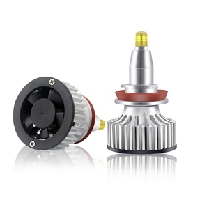 Best seller IP68 waterproof 6000K super bright white light R1 90W H1 H3 H7 H8 H9 H11 9003 9005 9006 880 901 LED car headlights - Product Image 2