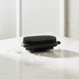 Spazzola per il Corpo <span class=keywords><strong>in</strong></span> Silicone Morbido di Alta Qualità, Doppio Lato, a Forma di Fiore, per Pulizia Viso e Corpo, <span class=keywords><strong>Naturale</strong></span> - Product Image 1