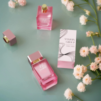 Bouteille de Parfum Arabe de Conception Personnalisée 30ml 50ml 100ml en Vrac Vides Vaporisateurs en Verre avec Boîte