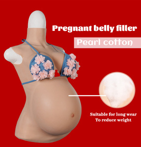 Faux ventre de grossesse réaliste en silicone Eta, simulation de 4/6/9 mois, accessoires pour travestis, faux ventre de grossesse pour accessoires de costume - Product Image 5