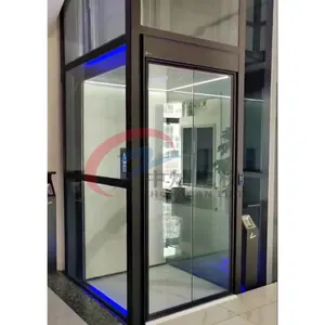 Popular 4 passenger 3 floor home elevator/hydraulic home mini elevators/500kg elevator