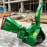 Broyeur de bois pour la récolte de la peuplade de platanes et de saules par coupe courte en rotation