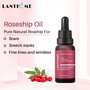 Vente en gros Private Label Bio Huile de Rose Musquée naturel 100% pur Églantine huile de graines pure Améliorer la peau Elastic - Product Image 2