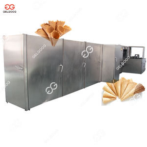 Machine de fabrication de cônes avec logo entièrement automatique Machine de fabrication de cônes gaufrés à la crème glacée Ligne de production de <span class=keywords><strong>mini</strong></span>-cônes - Product Image 2