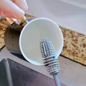 High-quality, low-price long-handled silicone <b>bottle</b> magical <b>brush</b> for washing cups, household cup <b>brush</b>, Easter gift - Product Image 5