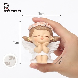 Roogo Decorazioni per Torte di <span class=keywords><strong>Compleanno</strong></span> a Forma di Ali d'<span class=keywords><strong>Angelo</strong></span> in Resina, Riutilizzabili e Adorabili - Product Image 3