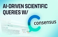 Logiciel utilitaire de recherche en littérature par IA Consensus pour la classification des résultats de requêtes massives de documents académiques, en stock, livraison rapide