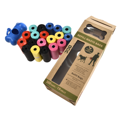 100% экологически чистые биоразлагаемые мешок корма для собак домашних животных мешки для мусора