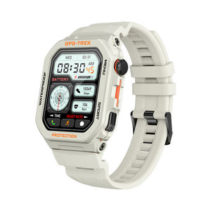 Montre connectée FT61 avec assistant vocal IA, appels Bluetooth, suivi du sommeil et des activités sportives, GPS, étanche IP68, bracelet en silicone – Unisexe, tendance - Product Image 1