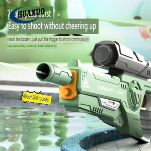 Pistol mainan anak-anak mainan senjata air elektrik luar ruangan permainan menembak otomatis bertenaga baterai pistol semprot - Product Image 6