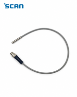 Capteur de proximité inductif SCAN 1 mm PNP normalement ouvert 4 mm 10-30 V CC 2 kHz IP67 blindé en acier inoxydable avec connecteur M8