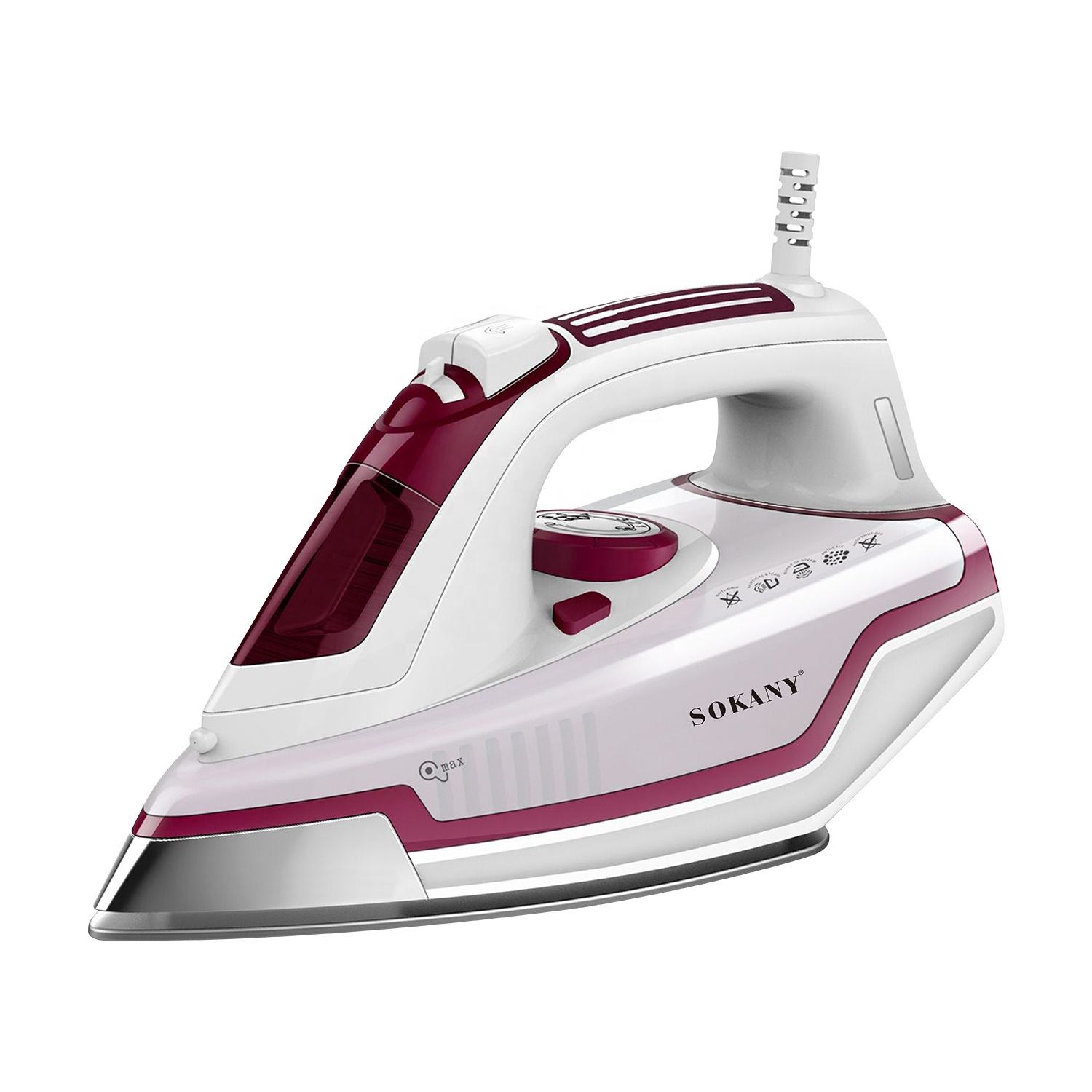 Sokany 11011 plancha eléctrica de vapor seca en transferencia de ropa de  mano para ropa electrodomésticos