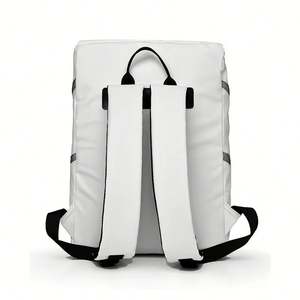 Large Capacity Waterproof Texture Unisex Laptop Backpack with Zipper Closure Portable for School College Students Leisure Travel - Product Image 4