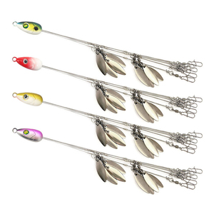 Esca da Pesca Alabama 21,5cm 18g con 8 Gruppi di Esche Glitterate, Esche Morbide per Pesca in Mare, Attrezzatura da Pesca - Product Image 1