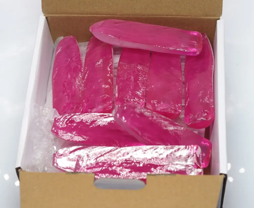 Nuevo Producto de rubí sintético #2 Color rosa de materias primas