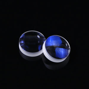 Lentes de reloj acromáticas ópticas OEM, lupa convexa plana de cuarzo de zafiro de doble cúpula - Product Image 4