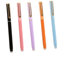 Wholesale Multi-Color New Hot <b>Erasable</b> Metal Ballpoint <b>Pen</b> 1.0 mm Writing Width Banner <b>Pen</b> for Students - Product Image 1