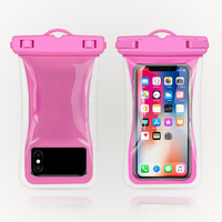 Vente en gros de sac flottant pour téléphone portable avec logo personnalisé sac étanche avec protecteur d'appareil photo pour les voyages et la natation