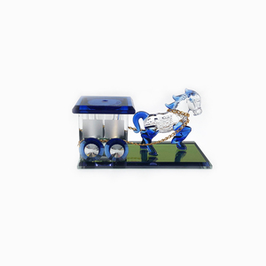 Colore classico carrozza di cristallo cavallo cristallo auto bottiglia di <span class=keywords><strong>profumo</strong></span> profumi cavallo di vetro e carrozza per la decorazione dell'auto - Product Image 2