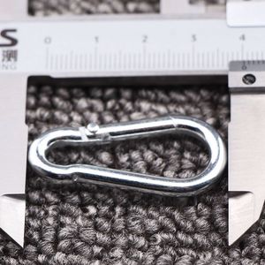 คาราบิเนอร์เหล็กชนิด D รับน้ำหนักได้ 5 กก. ตะขอปลดเร็วสำหรับใช้งานกลางแจ้ง ใช้ได้กับทุกประเภท - Product Image 1