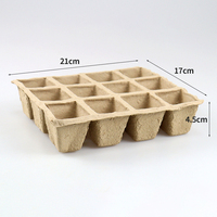 DD3192 Kits de Pot de pépinière de graines d'herbes biodégradables Pots de semis Plateau de démarrage de germination de jardin Pots de pépinière de tourbe carrés ronds
