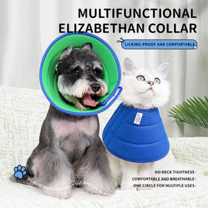 Einstellbare Fabrik Hund Wiederherstellung halsband Kleine Haustiere Atmungsaktiver Weich kegel Personal isierte Tier Solid <span class=keywords><strong>Post</strong></span> <span class=keywords><strong>Surgery</strong></span> Care Katzen Hunde - Product Image 6