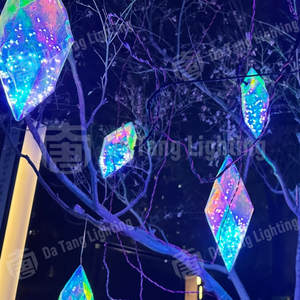 Lampes suspendues colorées IP65 étanches pour extérieur et intérieur, pour l'éclairage paysager des parcs et des jardins, idéales pour les promenades nocturnes - Product Image 3