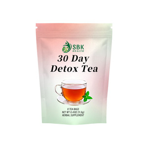 Thé Détox Personnalisé OEM ODM 30 Jours, Thé Minceur Herbal Favorisant la Santé Intestinale, Perte de Poids et Brûleur de Graisse, Supplément à Base de Feuilles de Séné - Product Image 1