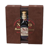 Caja de Regalo de Lujo para Whisky y Vodka al por Mayor con Laminación Mate, Diseño de Doble Puerta, Logotipo Personalizado en Lámina Dorada, Embalaje Reciclable