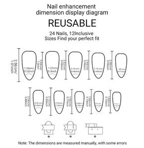 120 <span class=keywords><strong>faux</strong></span> ongles à presser, courts, ovales, effet ombré, couleur nude française, brillants, <span class=keywords><strong>pour</strong></span> femmes, usage quotidien - Product Image 6