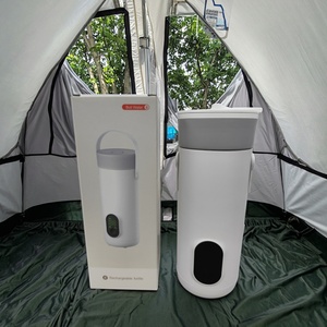 <b>Hot</b> Selling Portable <b>Electric</b> Rechargeable Kettle for Boiling <b>Water</b> Stainless Steel Thermos <b>Bottle</b> With Smart Touch Screen - Product Image 1
