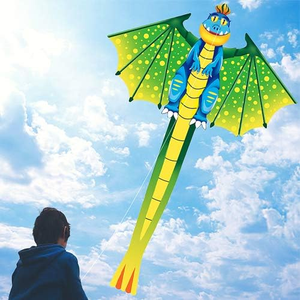 Grandes cerfs-volants dinosaures pour garçons et adultes, faciles à faire voler et à assembler, parfaits pour les sorties à la plage, les activités familiales au parc et les jeux en plein air. - Product Image 3