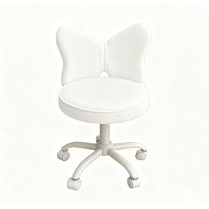 <span class=keywords><strong>Chaise</strong></span> <span class=keywords><strong>de</strong></span> coiffeuse pivotante personnalisée <span class=keywords><strong>de</strong></span> style crème moderne avec pieds en métal pour salon, chambre à coucher, mobilier <span class=keywords><strong>de</strong></span> maison - Product Image 5