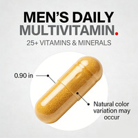 Vitamines essentielles OEM, minéraux, aliments entiers naturels, probiotiques, oméga-3, zinc, vitamines pour hommes, multivitamines quotidiennes