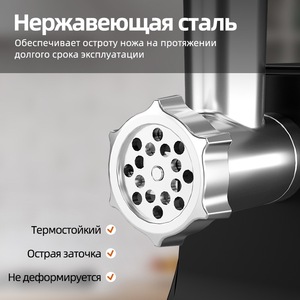 1000W Electric <b>Meat</b> <b>Grinder</b> Professional Grade <b>Meat</b> Mincer Sausage Maker with 15 Accessories for Household Kitchen - Product Image 3