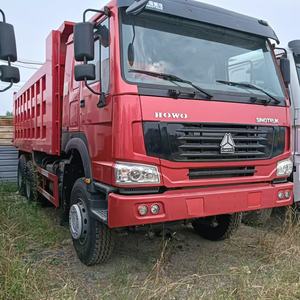 Truk sampah mobil terowongan kanan kendaraan teknik pertambangan 10 roda tangan kedua truk sampah Dump HOWO ekspor - Product Image 1