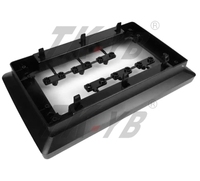 Cadre de radio de console centrale de voiture 2 Din Fascias 9 pouces à 10 pouces pour lecteur multimédia universel DVD Radio Facia Dashboard