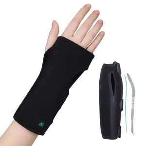 Carpal Tunnel wrist support for Arthritis Tendonitis Sprain Immobilizer & Support Removable Splint Adjustable Both Hands