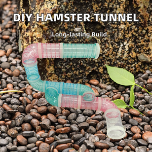 Luxe bricolage Tunnel externe Hamster jouets Pipeline plastique formation jouant accessoires pour Hamster <span class=keywords><strong>Cage</strong></span> - Product Image 3