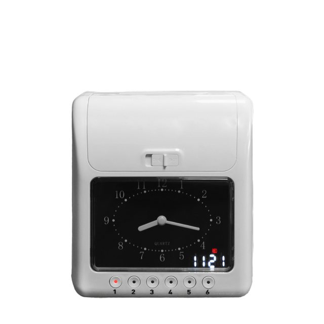 S158 High Quality Electronic Time Attendance Clock Multi-Language Date Stamp & Drying Time Recorder Financial Equipment