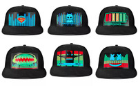 Sombrero de Navidad Led ecualizador más vendido, diseño personalizado, sombrero luminoso El Light up, gorra de fiesta intermitente activada por sonido