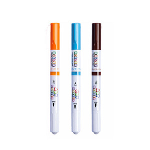 Nouveau design 8/12/24 couleurs 3 en 1 stylo marqueur enfants rouleau timbre surligneur stylo multifonction Fluorescent Art marqueur ensemble - Product Image 5