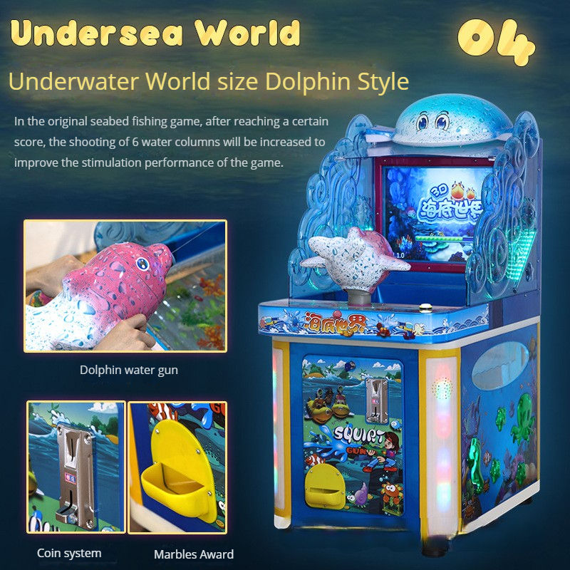 Chorro de agua de grandes y pequeñas columnas de agua