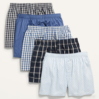CELINNE Ropa Interior Masculina Personalizada OEM, Calzoncillos Tejidos para Hombre, Talla Grande, Cintura Elástica, Calzoncillos Boxer de Algodón para Hombre