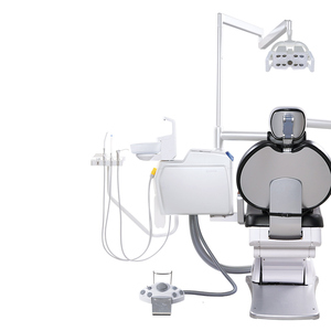 Fauteuil <span class=keywords><strong>dentaire</strong></span> de luxe <span class=keywords><strong>haut</strong></span> de gamme SAFETY, ensemble <span class=keywords><strong>complet</strong></span> avec chariot et écran intégré - Product Image 2