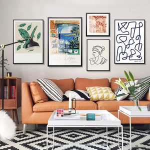 Pintura en lienzo de alas doradas de estilo nórdico para decoración de sala de estar, carteles de arte e impresiones, imagen escandinava - Product Image 4