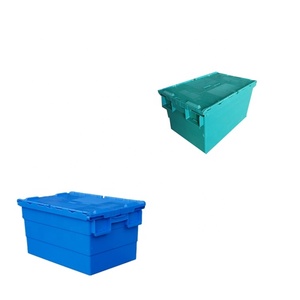 60L Nesting and Stacking Plastic Moving Box for Moving Company.
