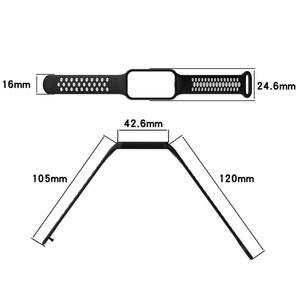Bracelet de montre en silicone pour <span class=keywords><strong>Amazfit</strong></span> <span class=keywords><strong>Band</strong></span> <span class=keywords><strong>7</strong></span>, bracelet intelligent respirant, bracelet multicolores, accessoires intelligents - Product Image 6
