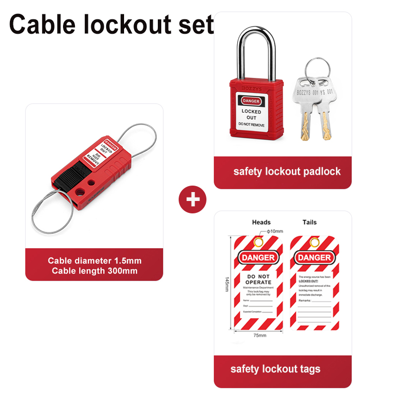 Câble BD-L42 droit, longueur 1,5 mm, 300 mm Rouge - jeu
